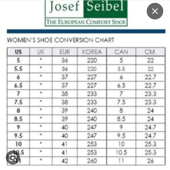 JOSEF SEIBEL Leather Clog Mules Womens Sz 7.5 EU 38 Brown Slip on Comfort - Picture 7 of 7